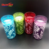 Printing Colored Glass Jar Candles for High Quality