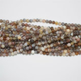 Persian Gulf Botswana Natural Crystal Striped Agate Bead Ball