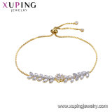 75289 Fashion Heart Style Elephant Jewelry Anklet in 18K Gold Plated