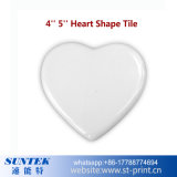 3'' 4'' 5'' Heart/Oval Shape Porcelain Blank Sublimation Tile