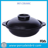 Hot Black Kitchenwares Earthen Pot with Lid