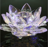 Crystal Lotus Flower Candle Holder for Wedding Favors (KS27017)