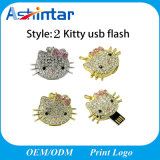 Jewelry USB Flash Memory Cartoon Kitty USB Pendrive