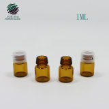 1ml Amber Color Empty Glass Tube Essential Oil Bottle Brown