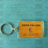 Promotional Plastic Key Holder with Photo (KYC23087)