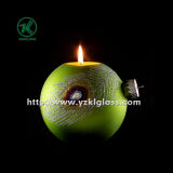 Single Color Glass Candle Cup by SGS (KL140228-16B)