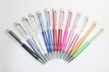 Colorful and Fashion Promotional Gift Crystal Metal Ballpoint Pen