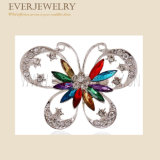 2017 Fashion Butterfly Brooch with Rhinestones