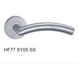Stainless Steel Hollow Tube Lever Door Handle (HF77SY05 SS)