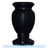 Artificial Manual Work Black Granite Splayed Vases