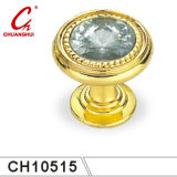 Gold Knob Handles with Crystal (CH10515)