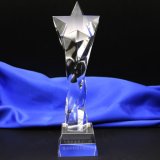 Custom Hot Sale Clear Crystal Trophy Awards for Business Gifts