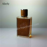 Leather Attached Perfume Bottles Glass Jar for High Standard Perfume Packaging