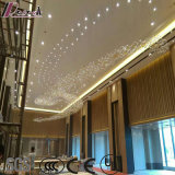 Modern Luxury Crystal Squar Pentand Lamp with Projece Hotel
