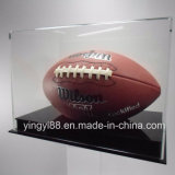 Wholesale Full-Size Football Display Case with Black Acrylic Base