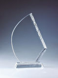 Applause Crystal Jade Glass Trophy Award