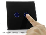 Luxurious Black Crystal Glass Switch Touch Panel