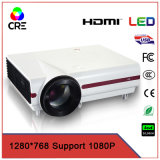 Support 1080P High Brightness LCD Home Cinema Projector