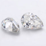 Gh Color Vvs Clarity Modern Crushed Ice Cut Pear Shape Moissanite for Moissanite Jewelry