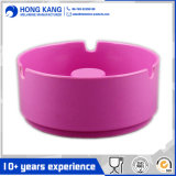 Red Melamine Round Ashtray with Solid Color