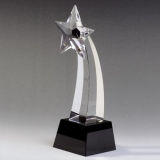 Custom K9 Crystal Star Trophy with Black Base (KS04022)