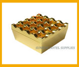Hotel Stainless Steel Gold Plated Ashtray