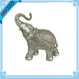 Lucky Elephants Figurine Resin Statue Trunk Carved Decorative New Home Decor