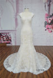Long Gown Design Champagne Lace Dress Sexy Love Forever Wedding Dress
