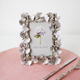 White Rose Flower Crystal Home Decor Photo Frame