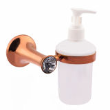 Sanitary Ware Golden Brass Bathroom Manual Liquid Soap Dispenser for Bathroom (BaQaZ1310-EL-RG)