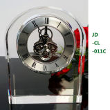 Roman Luxury Crystal Mechanical Desk Clock for Office Show