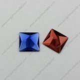 Flat Back Glass Jewelry Stones with Real Silver Plating (DZ-1072)