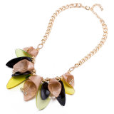 Handmade Custom Bohemian Style Flower Pendant Necklace Fashion Jewelry