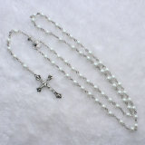 Free Sample and Free Shipping, 6mm Glass Beads Rosary (IO-cr256)