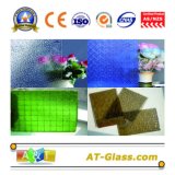 3-8mm Clear Patterned Glass/Tinted Patterned Glass for Window