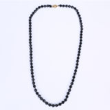 Necklace Black China Glass Bead