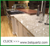 Kitchen Cabinet Marble Like Artificial Stone Quartz Countertop
