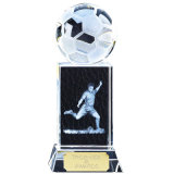 Sports Crystal Football Award Trophy for Souvenirs