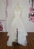 Unique Lace Wedding Dress A-Line Knee Length Wedding Dress