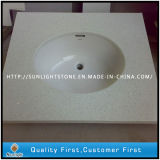 Cheap Artificial Pure White/Snow White Quartz Stone Countertops
