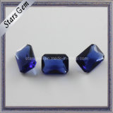 Factory Price Sapphire Blue Octagon Crystal Glass