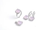 Fashion 925 Sterling Silver Jewelry Set with CZ