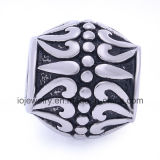Stainless Steel Vintage Pattern Charm Spacer Beads