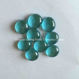 2015 Popular Sky Blue Glass Pebbles for Swimming Pool Landscaping