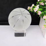 White Crystal Basketball Gifts Ks250440