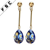 Hot Selling Wholesale Fashion Design Gold Plated Brand Earrings for Women