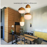 Decoration Simple Pendant Lamp with Wood Color for Coffee Bar