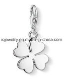 Silver Charm Jewelry Lucky Clover Bead
