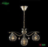 Smart Lighting with Iron Crystal Pendant Light for Vintage Decoration