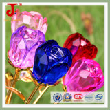 Crystal Glass Rose Flower Wedding Table Decorations (JD-CF-100)